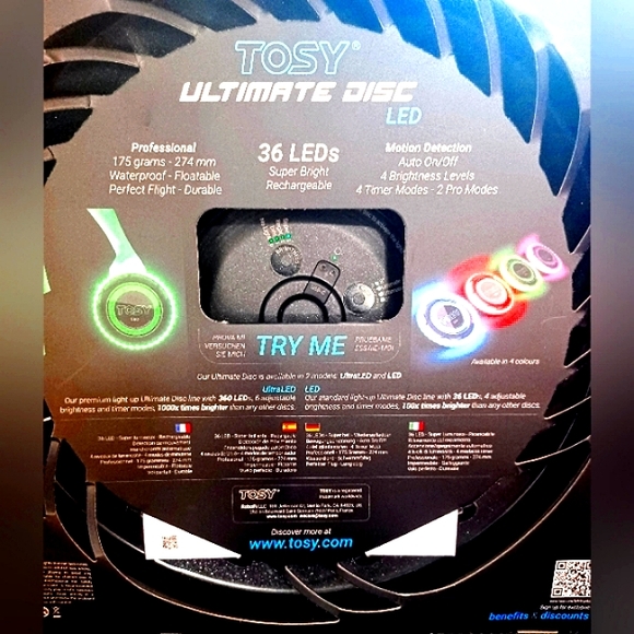LED Frisbee Multi-Color/Function Holiday Bestseller! - Picture 2 of 5